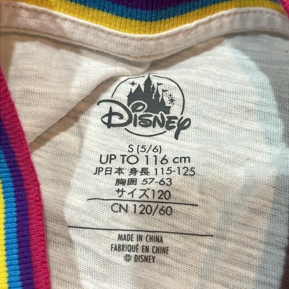 Minnie Mouse Ringer Tee Shirt (Small 5/6) - Picture 6 of 7